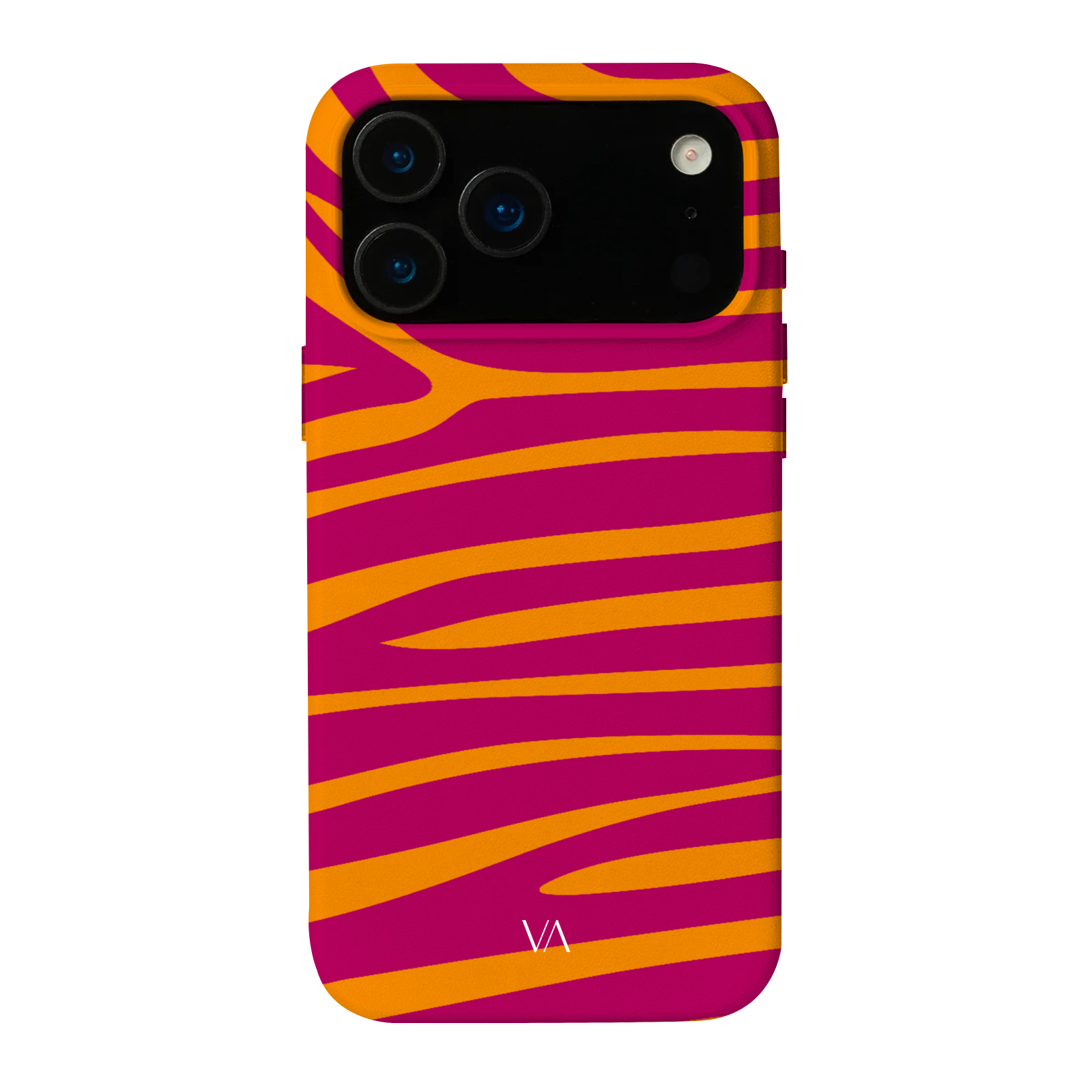 Fuchsia Zebra phone case
